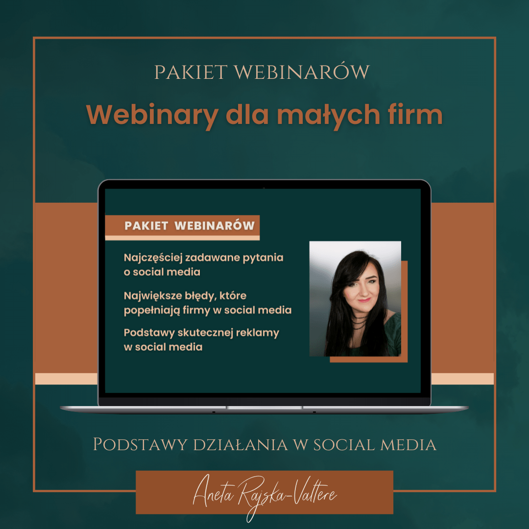 PACZKA WEBINARÓW: Pakiet trzech webinariów dla małych firm