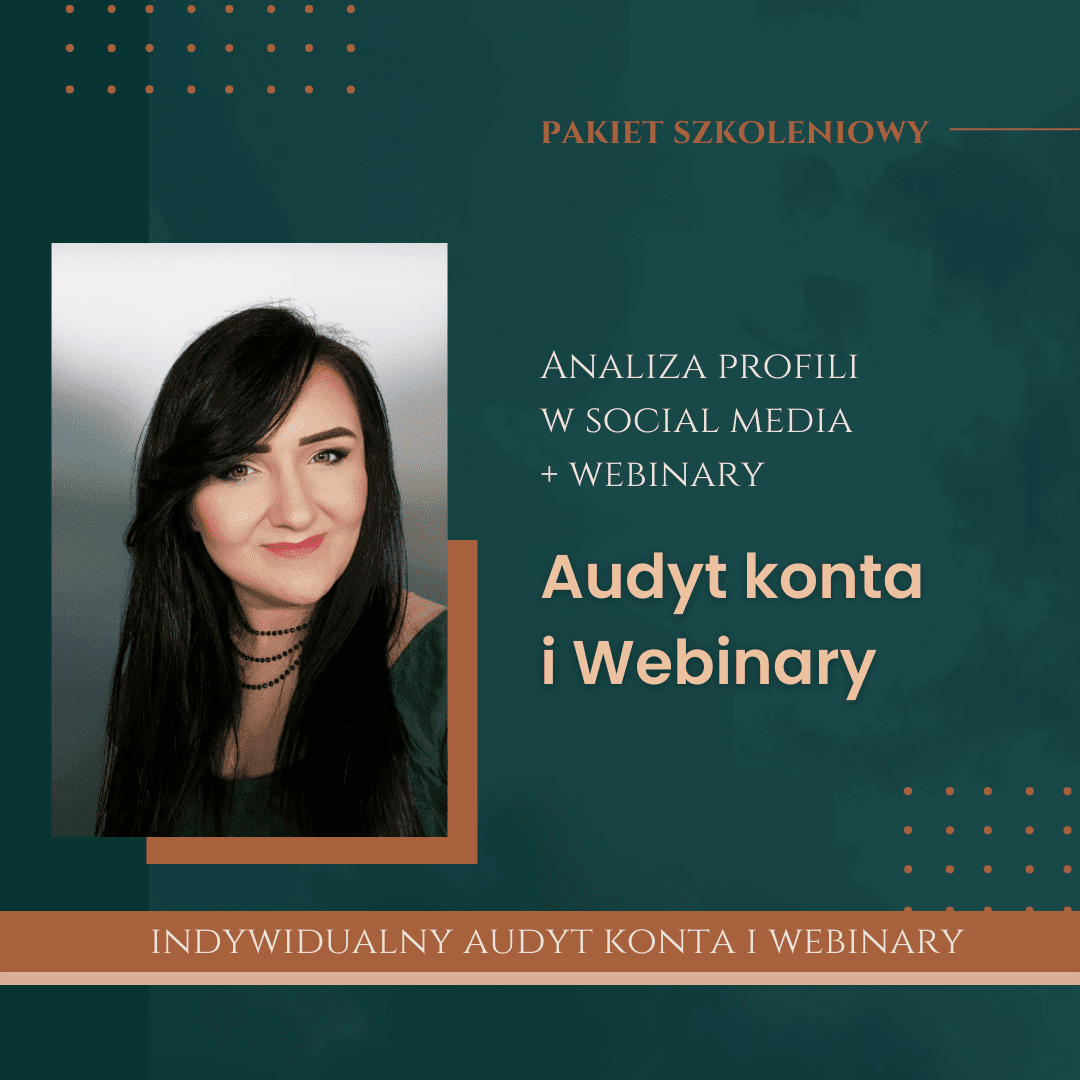 Audyt konta + Webinary