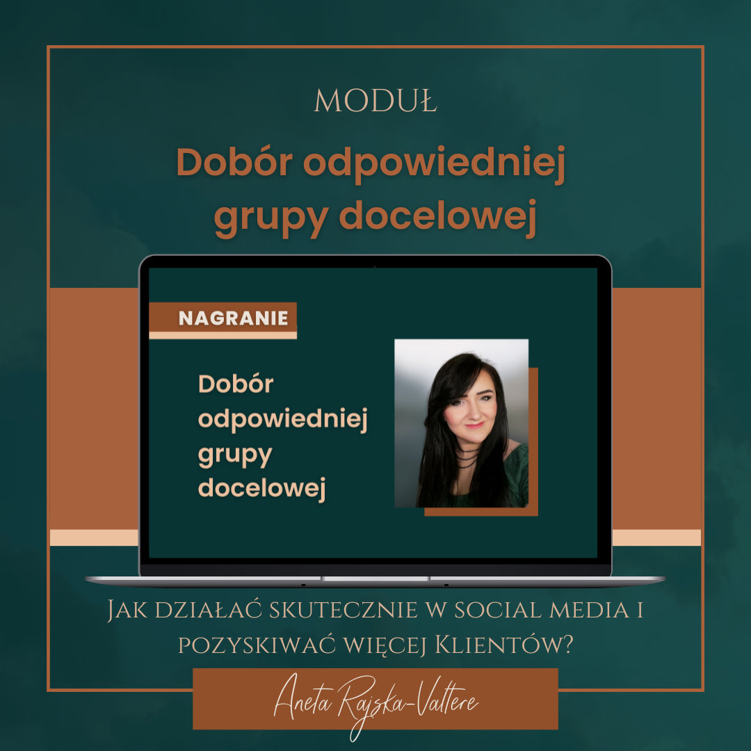 Nagranie „Dobór odpowiedniej grupy docelowej”