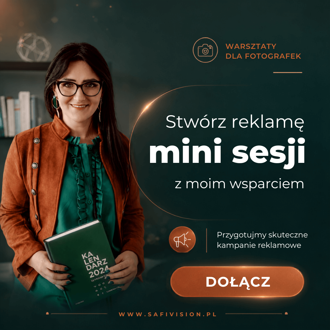Czteromiesięczny warsztat online: Fotografko - Stwórz reklamę mini sesji
